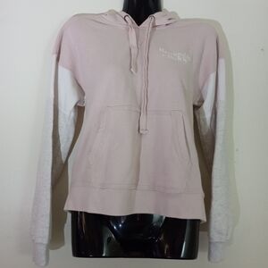Abercrombie & Fitch Blush and White Hoodie